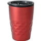 aerial view a red 12 oz kappa double walled tumbler, image 1 of 4
