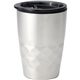 aerial view a silver 12 oz kappa double walled tumbler, image 1 of 6