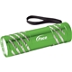 aerial view a lime green astro aluminum mini flashlight, image 1 of 3