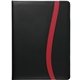 aerial view a black with red trim fsc(r) mix session padfolio, image 1 of 4