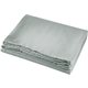 aerial view a gray huddle sweatshirt blanket, image 1 of 3