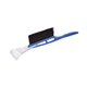 aerial view a blue long handle ice scraper snowbrush, image 1 of 4