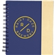 aerial view a blue 6.5 x 7 fsc(r) mix lock - it spiral notebook, image 1 of 2