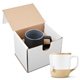 16.5oz Boston Ceramic Mug With Wood Lid In Mailer