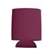 aerial view a burgundy kan tastic foam pocket can holder, image 1 of 4