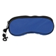 aerial view a royal blue eyeglass / sunglass case, image 1 of 3