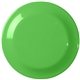 aerial view a lime green large flying discus, image 1 of 2