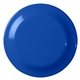 aerial view a blue small discus plastic flying disc, image 1 of 2