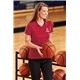 a group of sport - tek(r) womens dry zone(r) raglan accent polo - colors