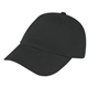 aerial view a black brushed cotton twill cap, image 1 of 2