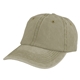 aerial view a khaki 6 panel washed cap, image 1 of 2