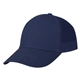 aerial view a navy mesh back price buster trucker hat, image 1 of 2