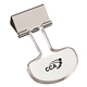 aerial view a solid white binder flip office clip, image 1 of 2
