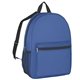 aerial view a royal blue budget backpack, image 1 of 2