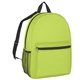 aerial view a lime green budget backpack, image 1 of 2