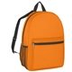 aerial view a orange budget backpack, image 1 of 2