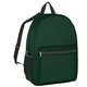 aerial view a forest green budget backpack, image 1 of 2