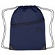 aerial view a navy polyester hit sports pack with front zip pocket, image 1 of 3