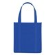 aerial view a royal blue the avenue reusable shopper tote bag - 12 x 13, image 1 of 2