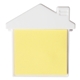 aerial view a solid white house clip with sticky note pad, image 1 of 2