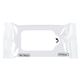 aerial view a white light scented wet wipes, image 1 of 3
