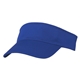 aerial view a royal blue 100 polyester visor, image 1 of 3