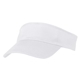 aerial view a white 100 polyester visor, image 1 of 3