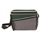 aerial view a charcoal/hunter koozie(r) two - tone sport cooler, image 1 of 3