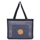 aerial view a navy good value(tm) landscape mesh tote, image 1 of 2