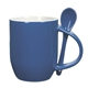 aerial view a blue rounded spooner mug - 11 oz, image 1 of 2
