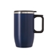 aerial view a matte blue keke travel mug - 14 oz, image 1 of 5