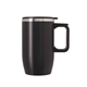 aerial view a matte black keke travel mug - 14 oz, image 1 of 4