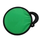 aerial view a green portable nylon handle folding fan, image 1 of 2