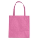 aerial view a pink non - woven conference tote bag - multi color choices - 15 x 16, image 1 of 2