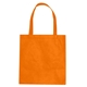 aerial view a orange non - woven conference tote bag - multi color choices - 15 x 16, image 1 of 2