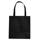 aerial view a black non - woven conference tote bag - multi color choices - 15 x 16, image 1 of 2