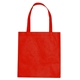 aerial view a red non - woven conference tote bag - multi color choices - 15 x 16, image 1 of 2