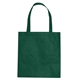 aerial view a forest green non - woven conference tote bag - multi color choices - 15 x 16, image 1 of 2