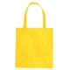 aerial view a yellow non - woven conference tote bag - multi color choices - 15 x 16, image 1 of 2