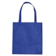 aerial view a royal blue non - woven conference tote bag - multi color choices - 15 x 16, image 1 of 2