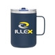 16.9 oz camper - Matte White - Matte Navy