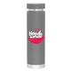 16.9 oz H2go Colt - Matte White - Matte Storm Gray