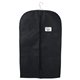 aerial view a black non - woven garment bag, image 1 of 2