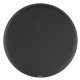aerial view a black wireless phone charging pad with box, image 1 of 2