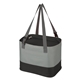 aerial view a gray with black alfresco cooler lunch bag, image 1 of 2