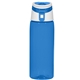 aerial view a translucent blue 24 oz tritan(tm) flip - top sports bottle, image 1 of 2