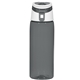 aerial view a translucent charcoal 24 oz tritan(tm) flip - top sports bottle, image 1 of 2