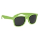 aerial view a lime green velvet touch malibu risky business sunglasses - opaque, image 1 of 4