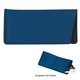 aerial view a blue neoprene eyeglass / sunglass case, image 1 of 2