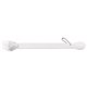 aerial view a solid white back scratcher with shoehorn, image 1 of 2